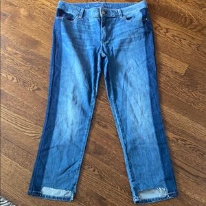 White House Black Market straight jeans 12